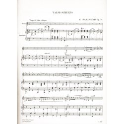 Valse-Scherzo op. 34 f&uuml;r Violine mit Klavierbegle