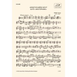 Suite 'Aristophane" : for violon and piano