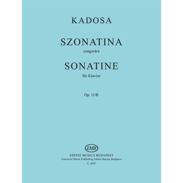 Sonatine Op 11 B