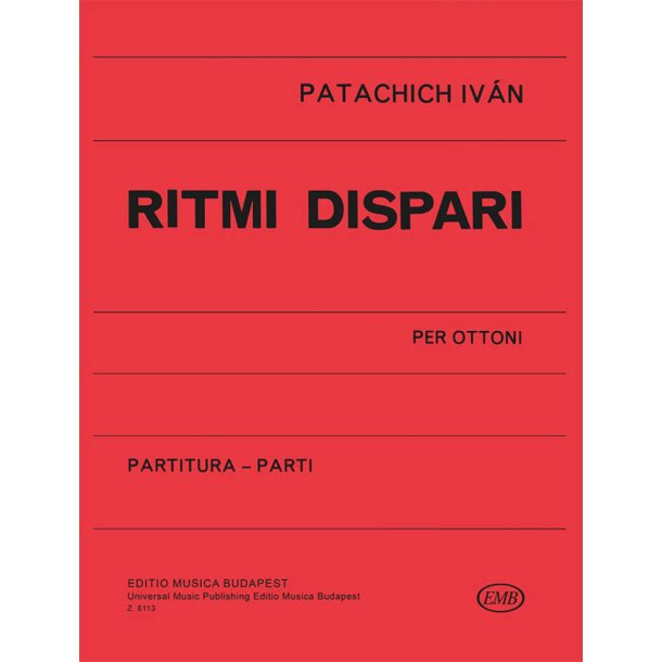 Ritmi dispari : h&aacute;rom trombit&aacute;ra, k&eacute;t harson&aacute;ra &eacute;s tub&aacute;ra