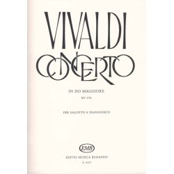 Concerto In Do Maggiore Per Fagotto E Pianoforte R