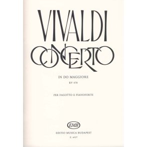 Concerto In Do Maggiore Per Fagotto E Pianoforte R