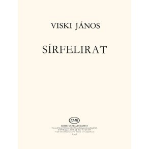Sírfelirat : (Anton Webern emlékére) 1960