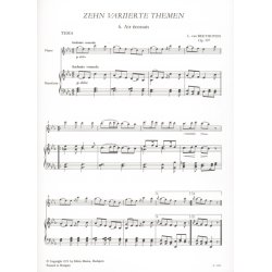 Zehn Variierte Themen II op. 107