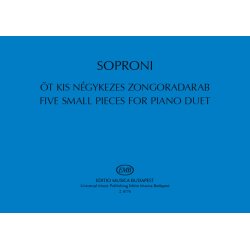 F&uuml;nf Kleine Klavierst&uuml;cke Zu Vier H&auml;nde