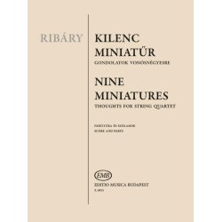 Neun Miniaturen f&uuml;r Streichquartett : f&uuml;r Streichquartett
