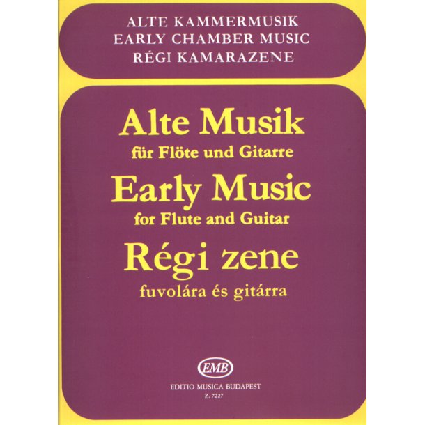 Alte Musik f&uuml;r Fl&ouml;te und Gitarre