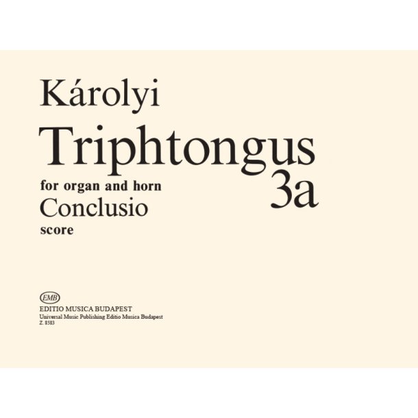 Triphtongus 3 A Conclusio