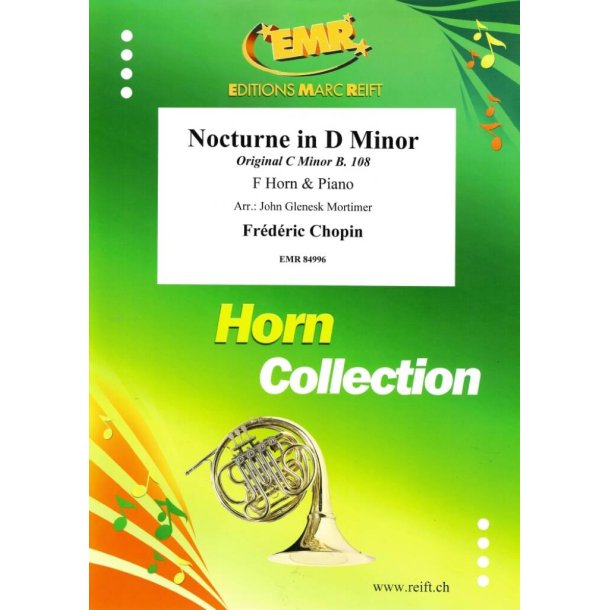 Nocturne in D Minor : Original C Minor B. 108