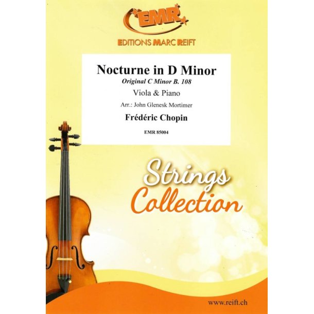 Nocturne in D Minor : Original C Minor B. 108