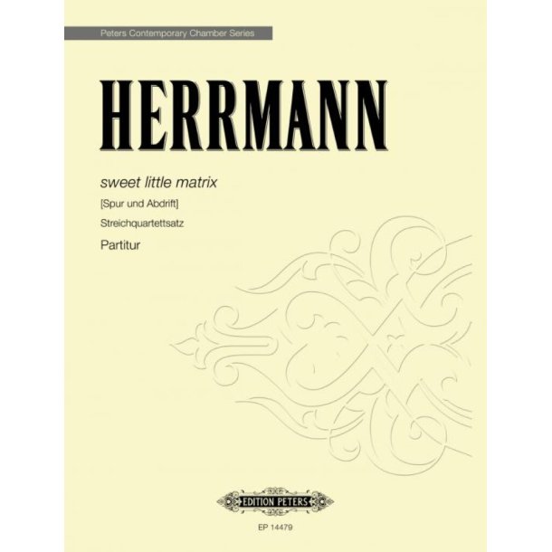 sweet little matrix : Streichquartettsatz &uuml;ber acht Takte aus der Cavatina op. 130 von Beethoven