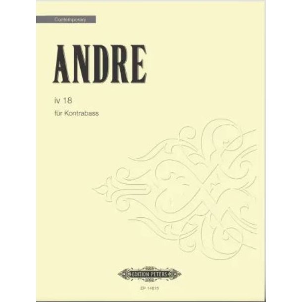 iv 18 : f&uuml;r Kontrabass