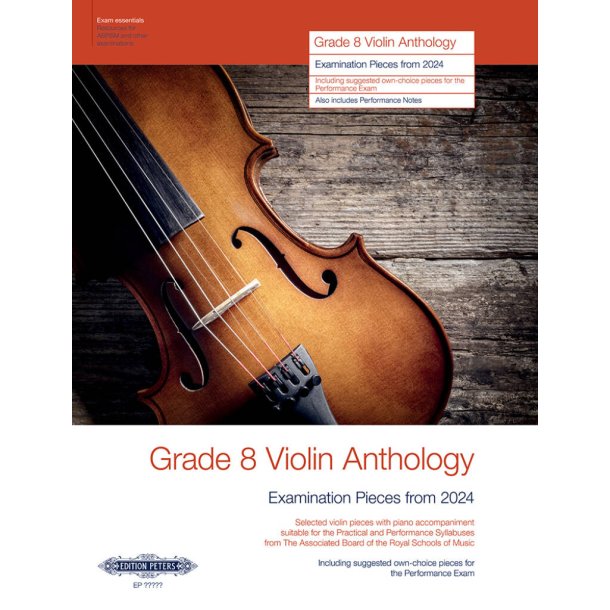 Grade 8 Violin Anthology from 2024 : Examination Pieces from 2024