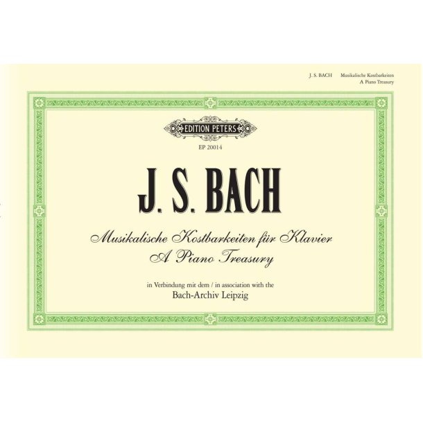 J.S. Bach: Musikalische Kostbarkeiten fr Klavier : A Piano Treasury