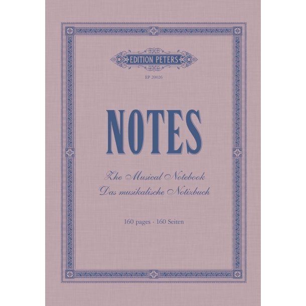 Notes: The Musical Notebook : Das musikalische Notizbuch - A5