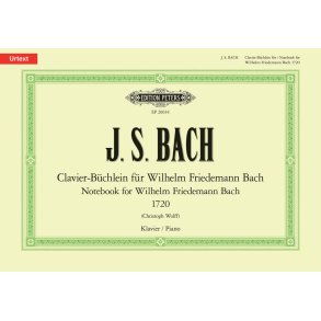 Notebook for Wilhelm Friedemann Bach (Piano Solo)