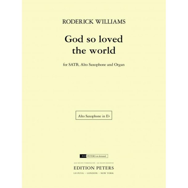 God so loved the world