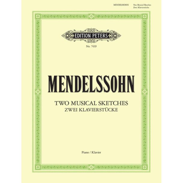 Two Musical Sketches For Piano