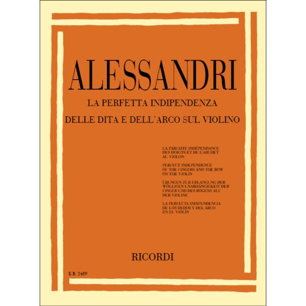 La Perfetta Indipendenza delle Dita e dell'Arco : sul violino