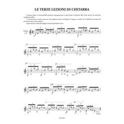 Le terze lezioni di chitarra : a cura di Fr&eacute;d&eacute;ric Zigante