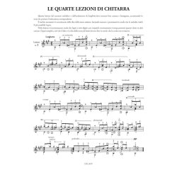 Le quarte lezioni di chitarra : a cura di Fr&eacute;d&eacute;ric Zigante