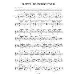 Le seste lezioni di chitarra : a cura di Fr&eacute;d&eacute;ric Zigante