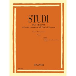 Studi per violino - Fasc. II: IV-V posizione : Dal grado elementare agli Studi di Kreutzer