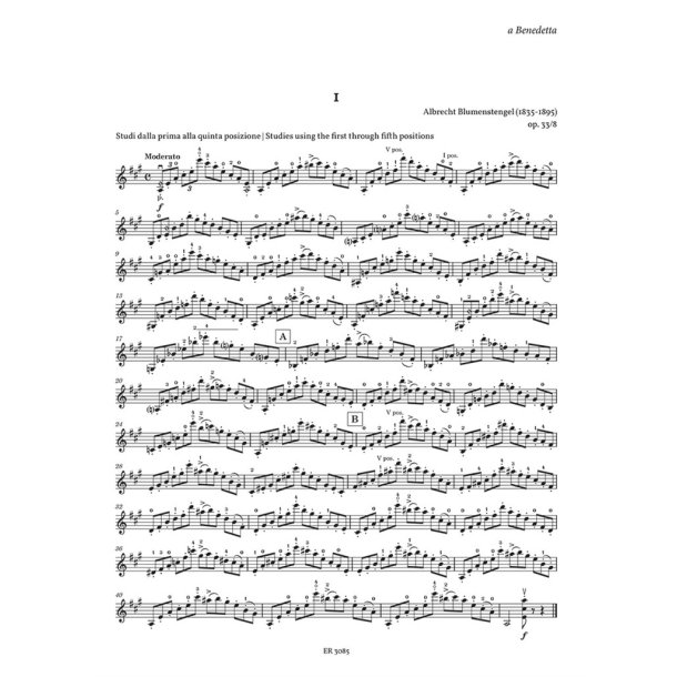 Studi per violino - Fasc. III: VI-VII posizione : dal grado elementare agli Studi di Kreutzer
