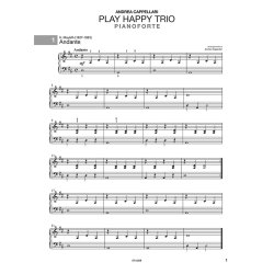 Play Happy - Trio : 9 facili melodie da 3 a 6 note di autori classici (pianoforte - violino -violoncello)