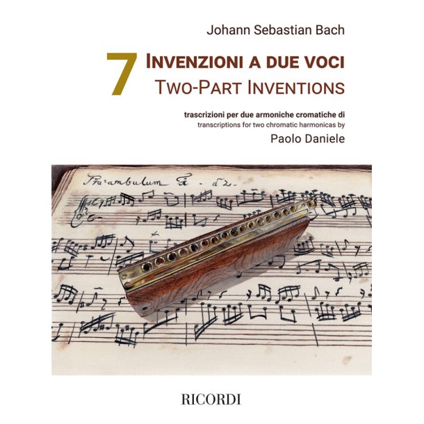 7 Invenzioni a due voci : Trascrizioni per due armoniche cromatiche di Paolo Daniele