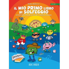 Il mio primo libro di solfeggio - Volume 1 : Metodo per imparare a leggere la musica giocando
