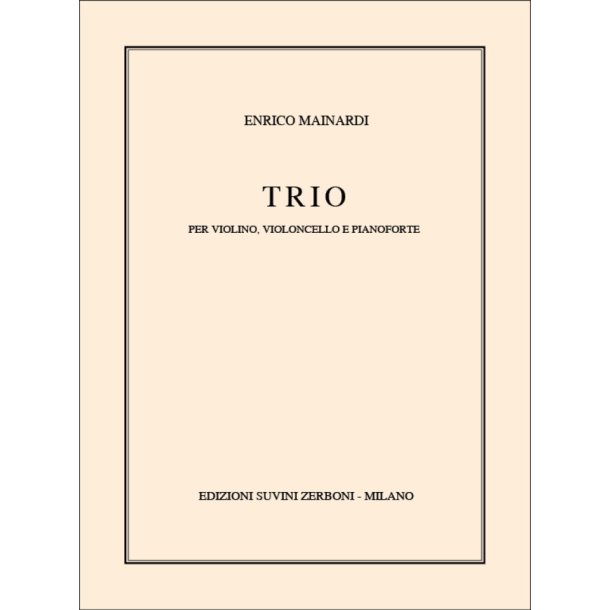 Trio : per pianoforte, violino e violoncello