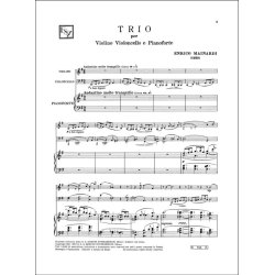 Trio : per pianoforte, violino e violoncello