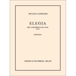 Elegia : per 19 strumenti e una voce