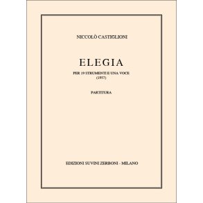 Elegia : per 19 strumenti e una voce