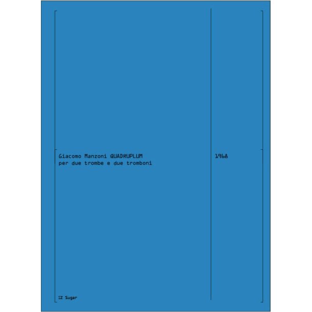 Quadruplum : per due trombe e due tromboni