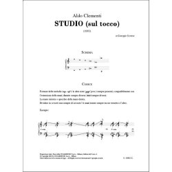 Studio (Sul Tocco) : per pianoforte