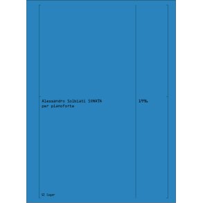Sonata : per pianoforte 1996