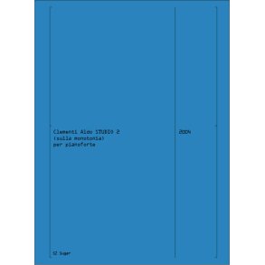 Studio 2 (Sulla Monotonia) : per pianoforte