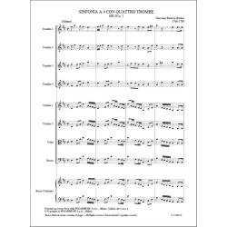 Sinfonia A Quattro Con Quattro Trombe (Hh.30 N. 5) : in re magg. per quattro trombe, archi e basso continuo