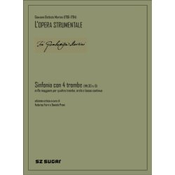Sinfonia Con Quattro Trombe (Hh.30 N. 6) : in re magg. Per quattro trombe, archi e basso continuo