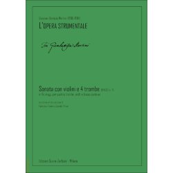 Sonata Con Violini E Quattro Trombe (Hh.30 N. 7) : in re magg. per quattro trombe, archi e basso continuo