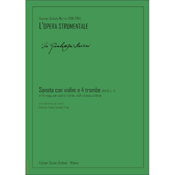 Sonata Con Violini E Quattro Trombe (Hh.30 N. 7) : in re magg. per quattro trombe, archi e basso continuo