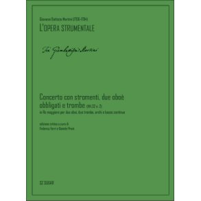 Concerto con stromenti, due oboè obbligati, trombe : (HH.32 n. 2) in Re maggiore per due oboi, due trombe, archi e basso continuo
