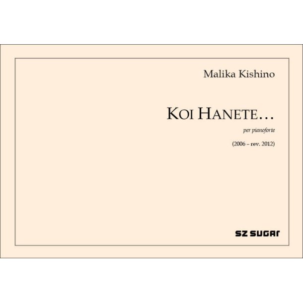 Koi Hanete? : per pianoforte