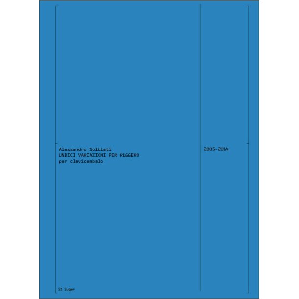 Undici variazioni : per clavicembalo