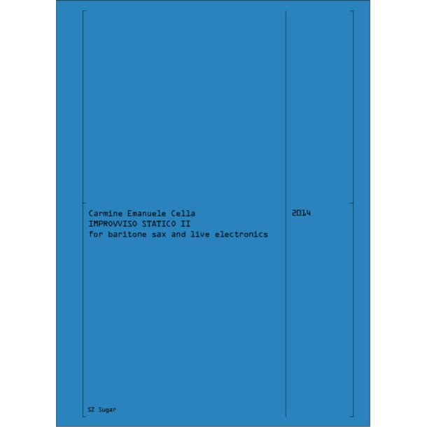 Improvviso statico II : for baritone sax and live elctronics