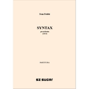 Syntax : per orchestra (2014)