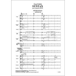 Syntax : per orchestra (2014)