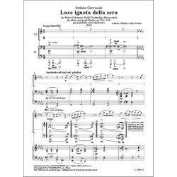 Luce ignota della sera (2015) : per pianoforte e live electronics